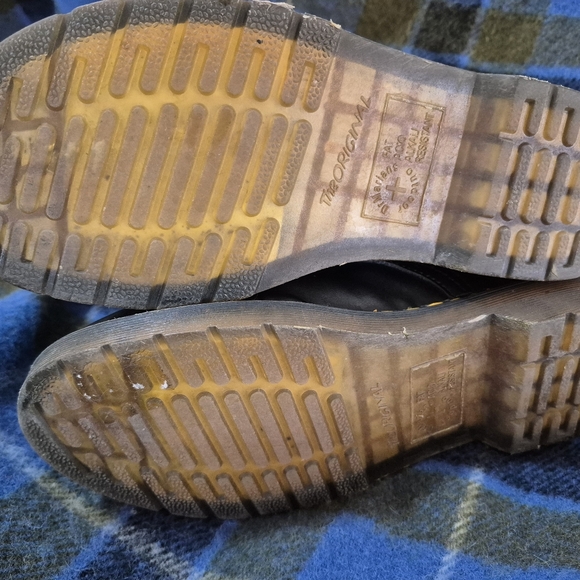 Dr. Martens Black Leather Moto Boots - Picture 4 of 9